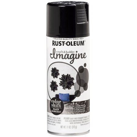 RUST-OLEUM Black Glitter, Gloss, 11 oz 345664